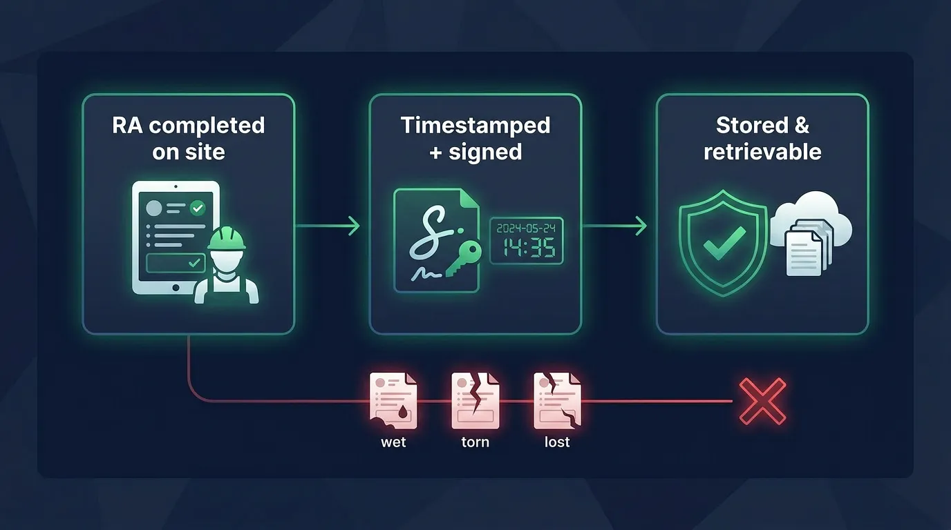 Infographics shows why digital risk assessments are better