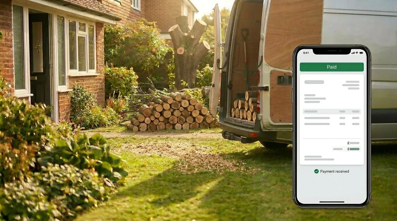 Automated quote and invoicing system for tree surgeons